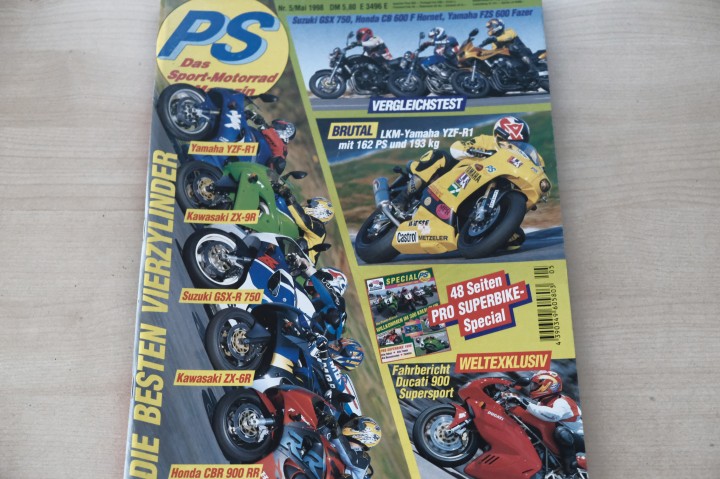 PS Sport Motorrad 05/1998